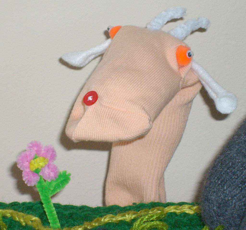 Eine echte Sockenpuppe, Quelle: https://de.wikipedia.org/wiki/Handpuppe#/media/File:Billy_the_Kid_sockpuppet.jpg