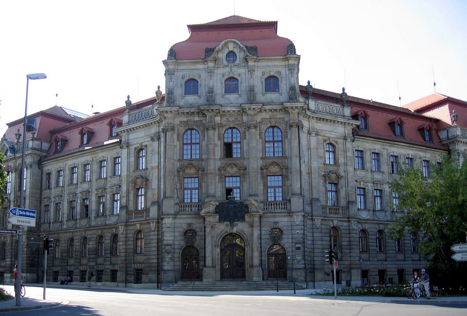 Foto des Justizpalastes in Bayreuth